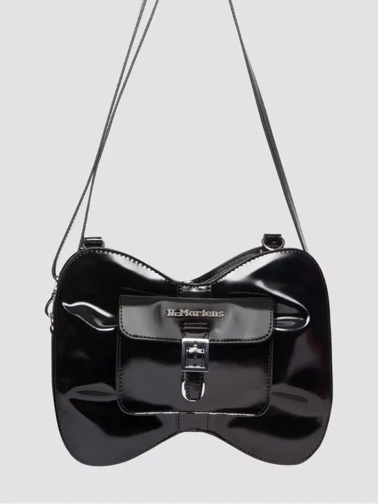 Dr. Martens Black Vegan Leather Crossbody Bag and Backpack - Picture 4 of 9